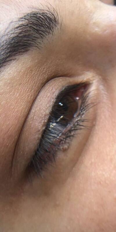 Permanent Eyeliner Before & After Image