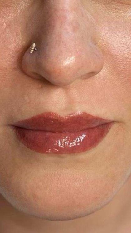 Lip Blushing Before & After Image