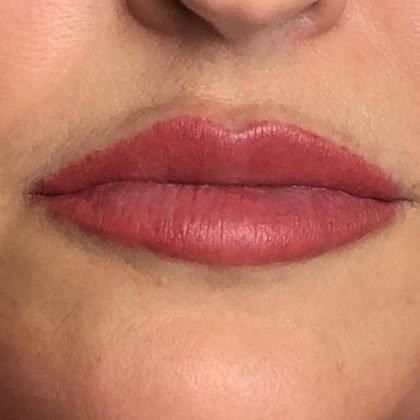 Lip Blushing Before & After Image